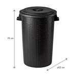 afvalton 120 liter (2 stuks en ongebruikt), Ophalen, Kunststof, Nieuw, 40 liter of meer