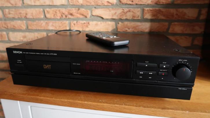 Denon DTR-2000 DAT recorder / speler, Audio, Tv en Foto, Cassettedecks, Enkel, Denon, Auto-reverse, Tiptoetsen, Tape counter, Ophalen of Verzenden
