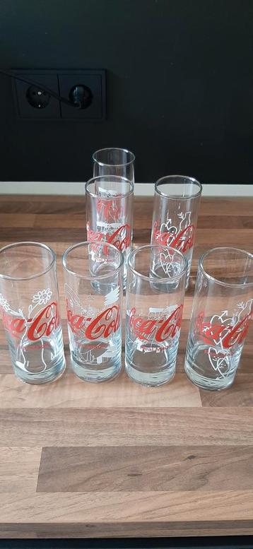 Coca-Cola glazen (2) beschikbaar voor biedingen