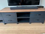 Houten tv meubel 150 cm, Huis en Inrichting, Kasten | Televisiemeubels, Ophalen, Gebruikt, 150 tot 200 cm, Eikenhout
