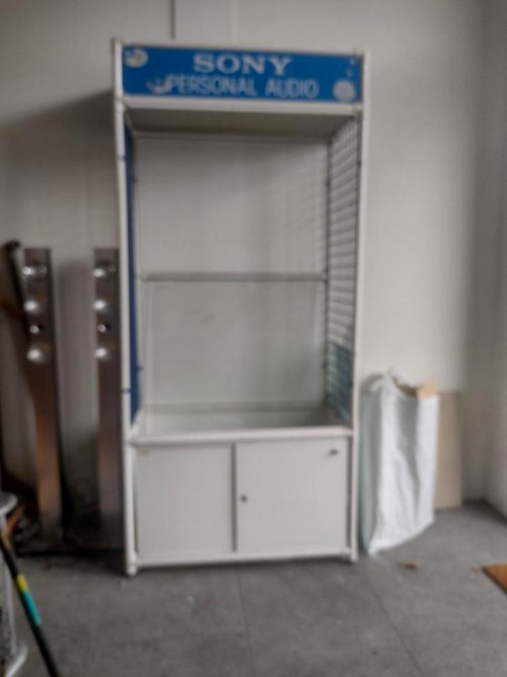 Sony Winkel Vitrinekast Walkman/Camera, Huis en Inrichting, Kasten | Vitrinekasten, Ophalen of Verzenden