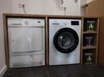 Wasmachine en droger kast stijgerhout, Huis en Inrichting, Kasten | Overige, Ophalen, Zo goed als nieuw