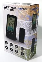Nor-Tec weerstation draadloos met buitensensor NIEUW in doos, Audio, Tv en Foto, Weerstations en Barometers, Ophalen of Verzenden