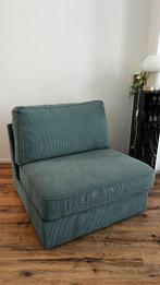 IKEA KIVIK 1-zitsslaapbank, Kelinge grijsturkoois, Huis en Inrichting, Fauteuils, Ophalen, 75 tot 100 cm, Zo goed als nieuw, 75 tot 100 cm