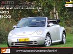 Volkswagen New Beetle Cabriolet 1.4 Turijn ( AIRCO + INRUIL, Auto's, Te koop, Zilver of Grijs, Geïmporteerd, 14 km/l