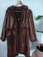 Sherpa Lining Faux Leather Coat, Kleding | Dames, Nieuw, Maat 38/40 (M), Ophalen of Verzenden, Bruin