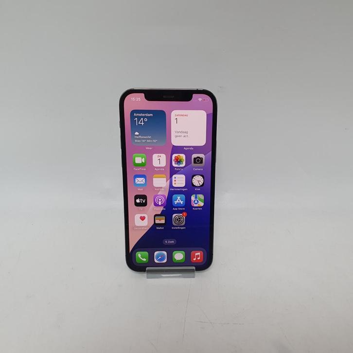 iPhone 12 Pro 128GB Space Gray in Zeer Nette Staat -100%, Telecommunicatie, Mobiele telefoons | Hoesjes en Frontjes | Apple iPhone