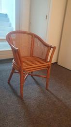 Rotan webbing stoel, Huis en Inrichting, Stoelen, Ophalen, Gebruikt, Bruin, Eén
