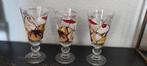 Vintage ijscoupes glas Cerve Italy 3x, Glas of Glazen, Ophalen of Verzenden, Overige stijlen, Glas