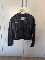 Leren jasje Mango mt S, Mango, Verzenden, Zwart, Zo goed als nieuw