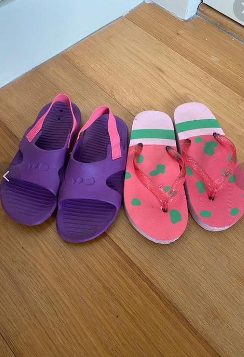 Slippers hema en decathlon maat 29/30 zgan, Kinderen en Baby's, Kinderkleding | Schoenen en Sokken, Zo goed als nieuw, Overige typen