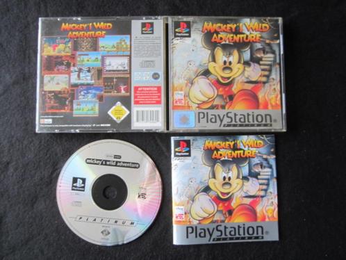 Mickey Mouse PS1 Playstation 1, Spelcomputers en Games, Games | Sony PlayStation 1, Zo goed als nieuw, Platform, 1 speler, Vanaf 3 jaar