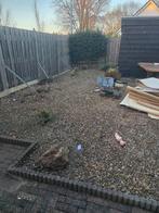 Grind, rotsen en keien - 5x10 meter, Tuin en Terras, Overige materialen, Gebruikt, Ophalen of Verzenden, Grind