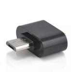 OTG USB-A/USB-Micro OnTheGo Converter Adapter Android Zwart, Ophalen of Verzenden, Nieuw, Overige typen