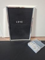 Letterbord met letters, Ophalen of Verzenden, Gebruikt