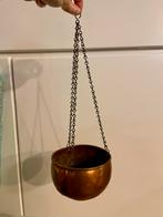 Koperen plantenhanger met wandhaak, Ophalen, Gebruikt, Rond, Binnen