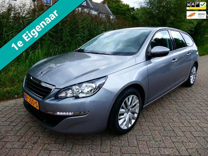 Peugeot 308 SW 1.2i 110pk 1e eig. Airco Navi Trekhaak Histor, Auto's, Peugeot, Bedrijf, Te koop, ABS, Airbags, Airconditioning