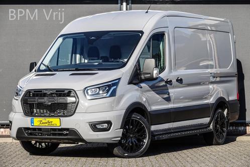 Ford Transit L2H2 | 130Pk A8 Aut. | Raptor Edition | 2x Schu, Auto's, Bestelauto's, Bedrijf, Te koop, 360° camera, ABS, Achteruitrijcamera