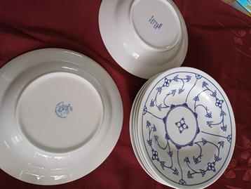 Saksisch blauw servies, soepborden 22 cm beschikbaar voor biedingen