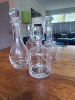 Vier kristallen karaffen, Verzamelen, Ophalen, Zo goed als nieuw, Overige typen