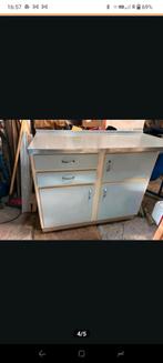 Vintage keuken bezet blok nog met handdoeken droogrek, Zo goed als nieuw, Minder dan 100 cm, 25 tot 50 cm, 50 tot 100 cm