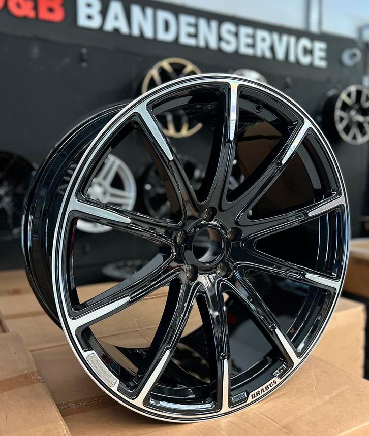 24 inch Brabus velgen nieuw 5x130 Mercedes G-klasse g63 g800, Auto-onderdelen, Banden en Velgen, Velg(en), Overige maten, 295 mm