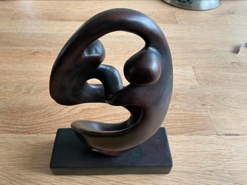 Dansend paar, gemaakt van brons, op langwerpige voet., Antiek en Kunst, Antiek | Koper en Brons, Ophalen of Verzenden