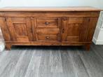 Houten Dressoir met Lades en Deuren, Ophalen, Gebruikt, Teakhout, Met lade(s)