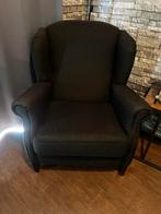 Stevig donkergrijs fauteuil., Ophalen, Zo goed als nieuw, 75 tot 100 cm, 50 tot 75 cm