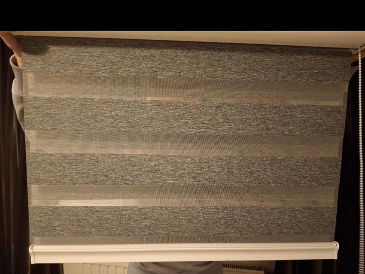 4x  Duo Rolgordijnen 80cm breed, Huis en Inrichting, Stoffering | Gordijnen en Lamellen, Zo goed als nieuw, 150 tot 200 cm, 50 tot 100 cm