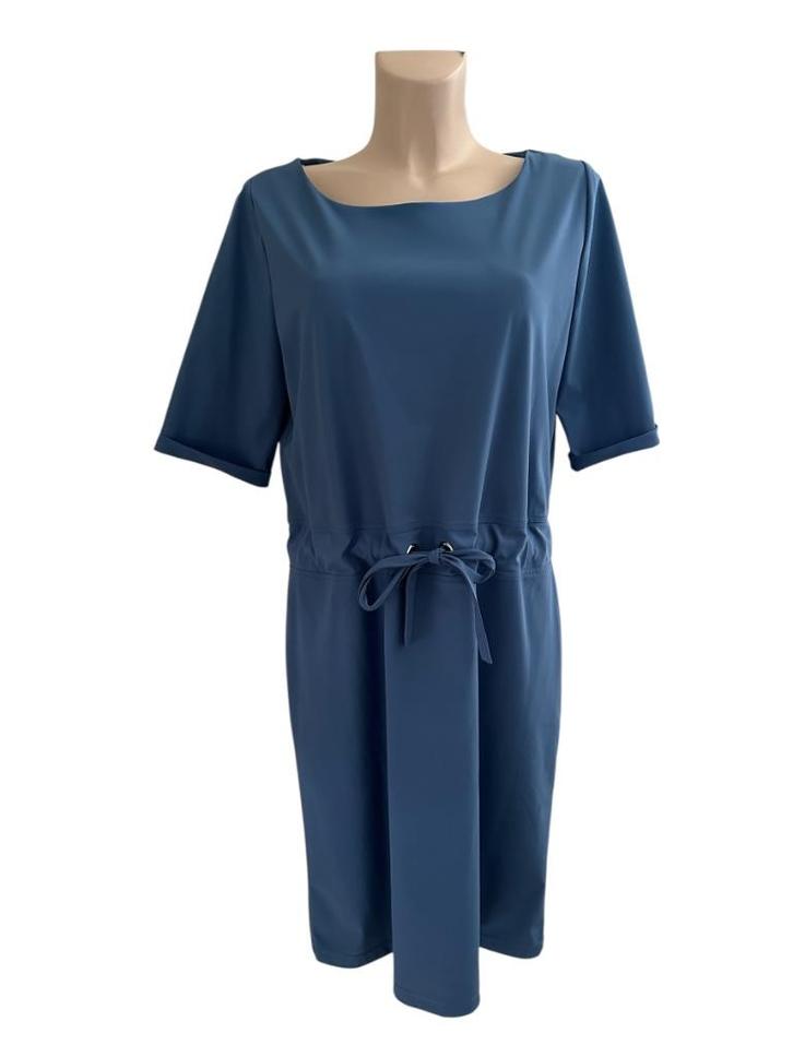 Jane Lushka jurk NIEUW XL, Kleding | Dames, Jurken, Nieuw, Maat 46/48 (XL) of groter, Blauw, Onder de knie, Ophalen of Verzenden