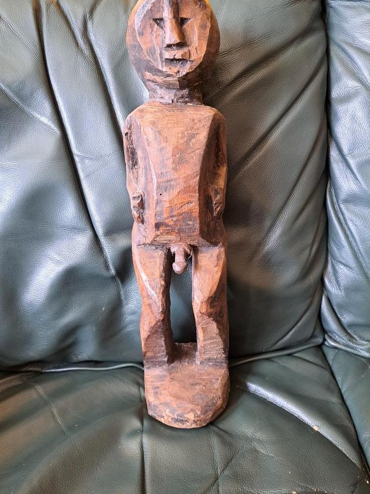 Houten vruchtbaarheidsbeeld, Antiek en Kunst, Kunst | Beelden en Houtsnijwerken, Ophalen of Verzenden