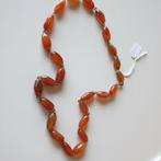 Prachtige ketting. Carneool??, Ophalen of Verzenden, Zo goed als nieuw, Oranje, Steen of Mineraal