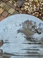 Oude Zinken Prullenbak - Vintage Charme, Ophalen, Gebruikt, 50 tot 75 cm, 20 tot 30 liter