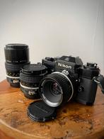 Nikon EL2 set, Audio, Tv en Foto, Fotocamera's Analoog, Ophalen of Verzenden, Gebruikt, Spiegelreflex, Nikon