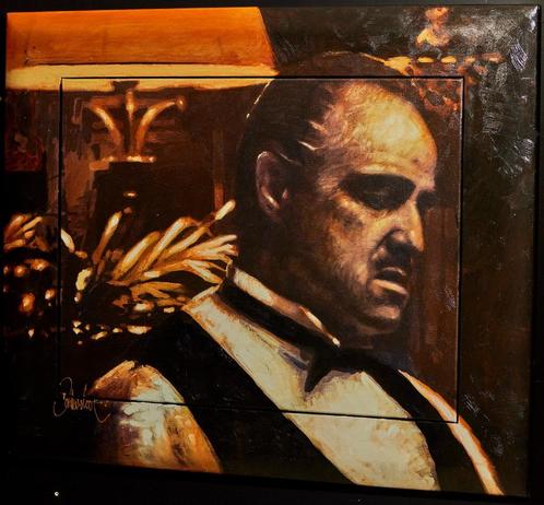 Godfather giclee Peter Donkersloot, Antiek en Kunst, Kunst | Schilderijen | Modern, Ophalen of Verzenden