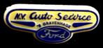 Ford Auto Service 's Gravenhage- plastic speld, Verzamelen, Speldjes, Pins en Buttons, Nieuw, Transport, Speldje of Pin, Verzenden