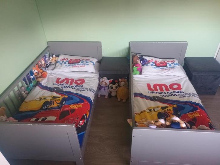 Kleuterbed Petit Amelie Cars incl. matras, Kinderen en Baby's, Babywiegjes en Ledikanten, Gebruikt, Ledikant, Ophalen