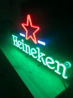 Heineken bier led ligt reclame, Verzamelen, Biermerken, Ophalen of Verzenden, Zo goed als nieuw, Reclamebord, Plaat of Schild