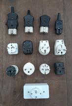 Retro Vintage Oude Klassieke Bakelieten Stekkers, Ophalen