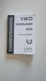 Examentraining Vwo Nederlands 2022, Boeken, VWO, G.P. Broekema, Ophalen of Verzenden, Zo goed als nieuw
