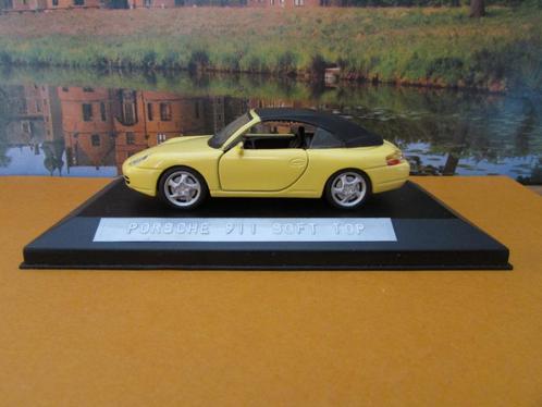 PORSCHE 911 CABRIO SOFT TOP, 1 /43, Hobby en Vrije tijd, Modelauto's | 1:43, Zo goed als nieuw, Auto, Overige merken, Ophalen of Verzenden