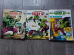 3 MARVEL COMICS-80S DE VERBIJSTERENDE HULK JUNIORPRESS, Meerdere comics, Stan Lee, Gelezen, Ophalen of Verzenden