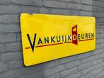 Van Kuijk Deuren emaille reclamebord, Reclamebord, Gebruikt, ., Ophalen of Verzenden