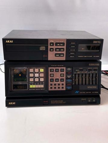 ≥ Vintage Akai Stereo Set - AV-M313– CD-M515 — Stereo-sets
