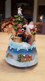 Draaiend beeld met muziek, we wish you a merry Xmas, Ophalen, Glas of Kopje