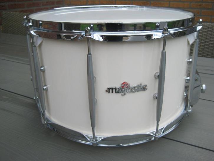 Snare Majestic vd Glas 14", Muziek en Instrumenten, Percussie, Gebruikt, Trommel, Ophalen of Verzenden