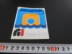 sticker Hoek Loos SECUMAR reddingvesten en reddingboeien, Verzamelen, Ophalen, Zo goed als nieuw, Bedrijf of Vereniging
