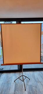 Projectiescherm / Diascherm 118x118 - Goede Staat, Ophalen, Handmatig, Gebruikt