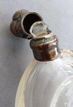 Om 1825 - 1850 Eau de Cologne Fles Flacon Parfum Reukflesje, Antiek en Kunst, Ophalen of Verzenden, Zilver